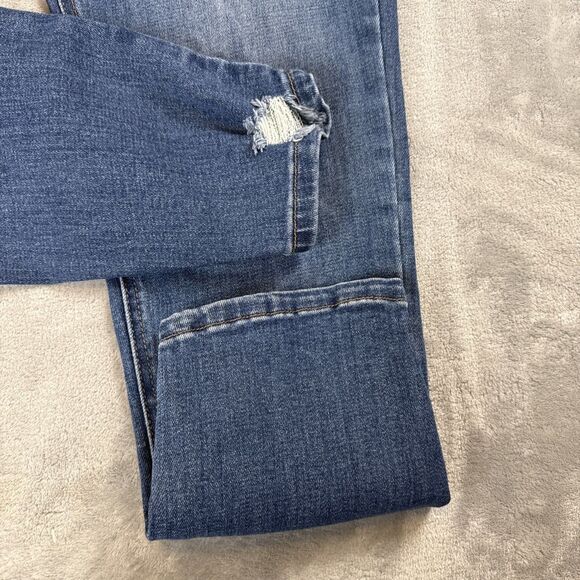 Vervet Womens Highrise Jeans Sz 27 Stretch Skinny Medium Wash Cropped - Picture 5 of 9